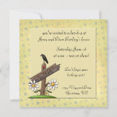 ウェルカムフレンドパーティの招待状 招待状 (正面)