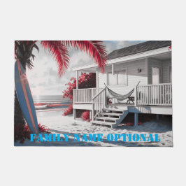 ウェルカムフロントドア屋外ラグのパーソナライズ ドアマット