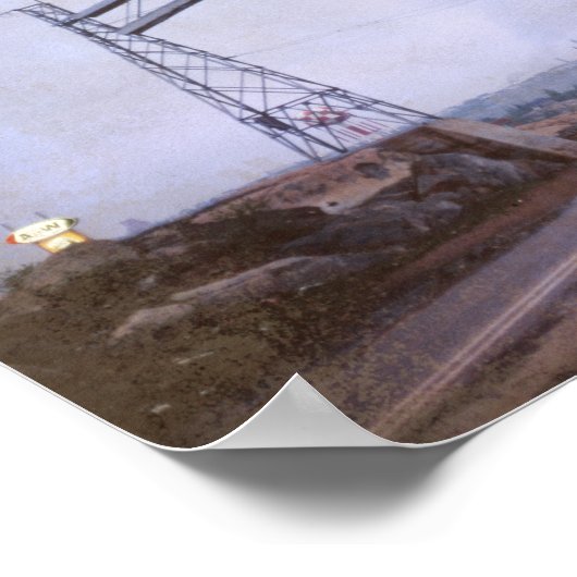 ウェルカムフロンフロンマニトバレトロポスター ポスター (角)