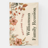 ウェルカムフローラエレガントファミリー懇親会 横断幕 (縦)