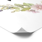 ウェルカムフローラバタフライリースポスター ポスター (角)