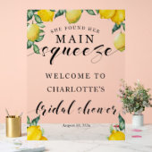 ウェルカムブライダルシャワーのメイン絞りアクリルサイン アクリルサイン (ウェディング)