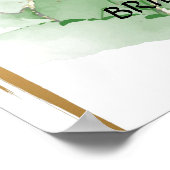 ウェルカムブライダルシャワートロピカルパームサイン ポスター