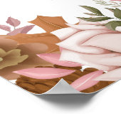 ウェルカムブライダルシャワーボホオータムポスター ポスター (角)