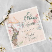 ウェルカムブライダルシャワーヴィンテージアリスinワンダーランド スタンダードカクテルナプキン