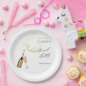 ウェルカムブランチとバブリーブライダルシャワー9"ラウンド ペーパープレート (パーティー)
