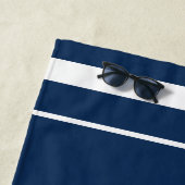 ウェルカムブルーいかり航海のセーリングボカスタムート ビーチタオル (インサイチュ)