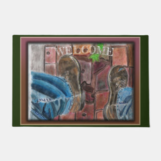 ウェルカムブーツアットイージング ドアマット