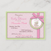 ウェルカムベアーガールリマインダーノーテカード エンクロージャーカード (裏面)