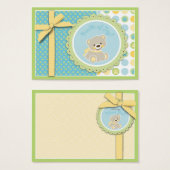 ウェルカムベアーギフトラベル (正面&裏面)