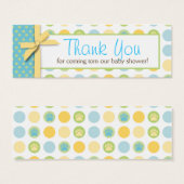 ウェルカムベアーティスキニーギフトラベル (正面&裏面)