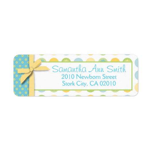 ウェルカムベアーリターンラベル ラベル (正面)