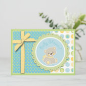 ウェルカムベア招待状カード 招待状 (スタンド正面)