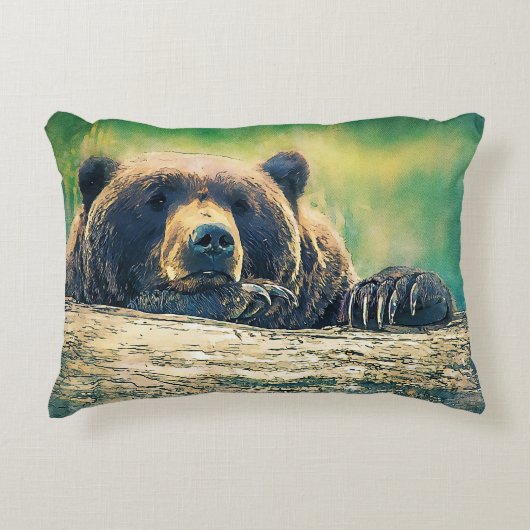 ウェルカムベア装飾用クッション アクセントクッション (正面)