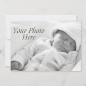 ウェルカムベビーアナウンスパステルツリーカスタムフォト 案内状 (裏面)