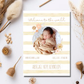 ウェルカムベビーガール誕生写真のお知らせ