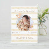 ウェルカムベビーガール誕生写真のお知らせ (スタンド正面)