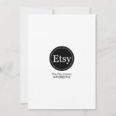 ウェルカムベビーガール赤ちゃんシャワーカード 案内状 (裏面)