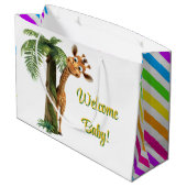 ウェルカムベビーキリン ラージペーパーバッグ (裏面アングル)