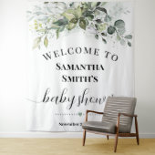 ウェルカムベビーシャワーユーカリグリーン タペストリー (インサイチュ)