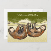 ウェルカムベビースロット葉書 案内ポストカード (正面/裏面)