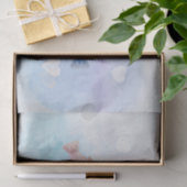 ウェルカムベビードリーミー水の色の魚ファミリーハート 薄葉紙 (ギフト)