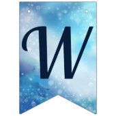 ウェルカムベビーナールシャワーバナー バンティングフラッグ (第3の旗)