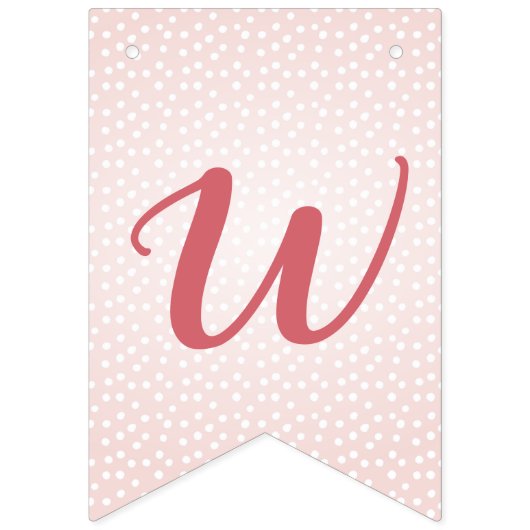 ウェルカムベビーピンクキレーフワイルドサファリベイビーシャワー バンティングフラッグ (第3の旗)