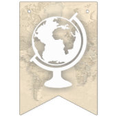 ウェルカムベビーワールドグローブマップアドベンチャーシャワー バンティングフラッグ (第2の旗)