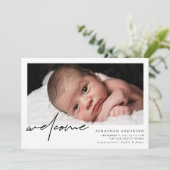 ウェルカムベビー誕生のお知らせ 案内状 (スタンド正面)