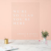 ウェルカムホワイトインクウェディングサイン アクリルサイン (ウェディング)