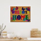 ウェルカムホームのサイン ポスター (キッチン)