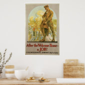 ウェルカムホームの後～仕事！ ポスター (キッチン)