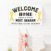 ウェルカムホームイエローリボン軍隊メンバ 横断幕 (インサイチュ)