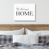 ウェルカムホームウォールキャンバス キャンバスプリント (インサイチュ (寝室))