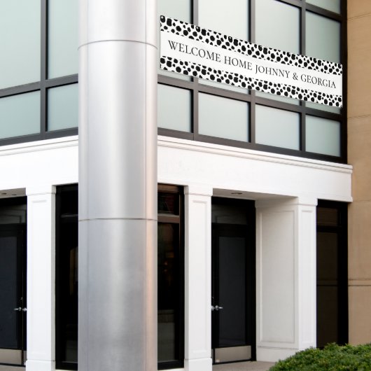  ウェルカムホームウォールデコレーションカスタムが印刷済み 横断幕 (ビルの外側)