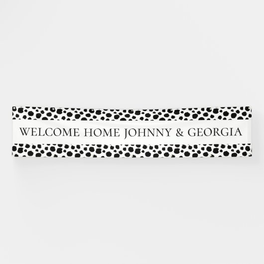  ウェルカムホームウォールデコレーションカスタムが印刷済み 横断幕 (横)