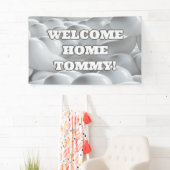 ウェルカムホームカスタムビニールバナー3' x 5'バナー 横断幕 (インサイチュ)