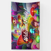 ウェルカムホームカスタムビニールバナー3' x 5'バナー 横断幕 (縦)