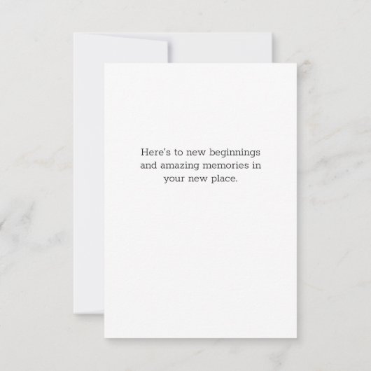 ウェルカムホームカスタムリース実在エステートカード カード (裏面)