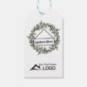 ウェルカムホームカスタムリース実在エテート ギフトタグ (正面)