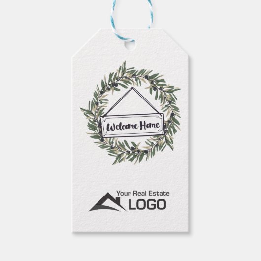 ウェルカムホームカスタムリース実在エテート ギフトタグ (正面)