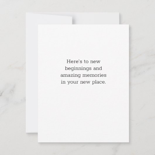 ウェルカムホームカスタム実在エステートカード カード (裏面)