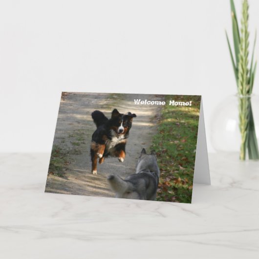 ウェルカムホームカード – 懇親会 カード (正面)