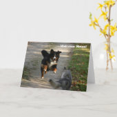 ウェルカムホームカード – 懇親会 カード (黄色い花)