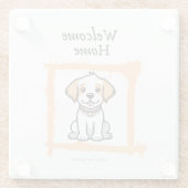 ウェルカムホームガラスコースター ガラスコースター (裏面)