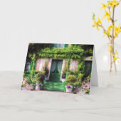 ウェルカムホームガーデンファサード カード (黄色い花)