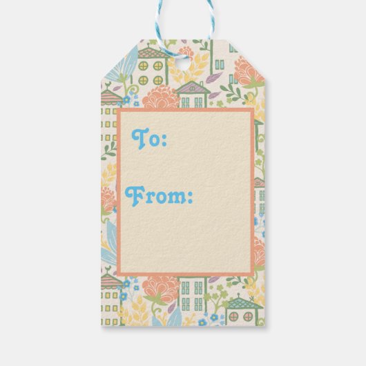 ウェルカムホームギフトラベル ギフトタグ (裏面)