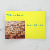 ウェルカムホームグリーティングカード カード (内部)