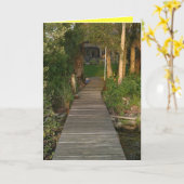 ウェルカムホームグリーティングカード カード (黄色い花)